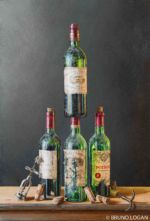 " Pyramide de grand crus " - Opus 434 - Circa 2018   --   Format : 73 x 50 cm ou 20 marine