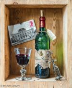 414-Hommage au chateau Giscours-46x38cm-2017 -- VENDU --