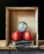 Les pommes de Copernic-46x38cm- Opus 421-2017