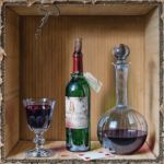 360-Jeu de reflets en carafe-50x50-2014 -- VENDU --